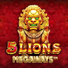 5 Lions Megaways logo by Pragmatic Play at BetOnRed Casino