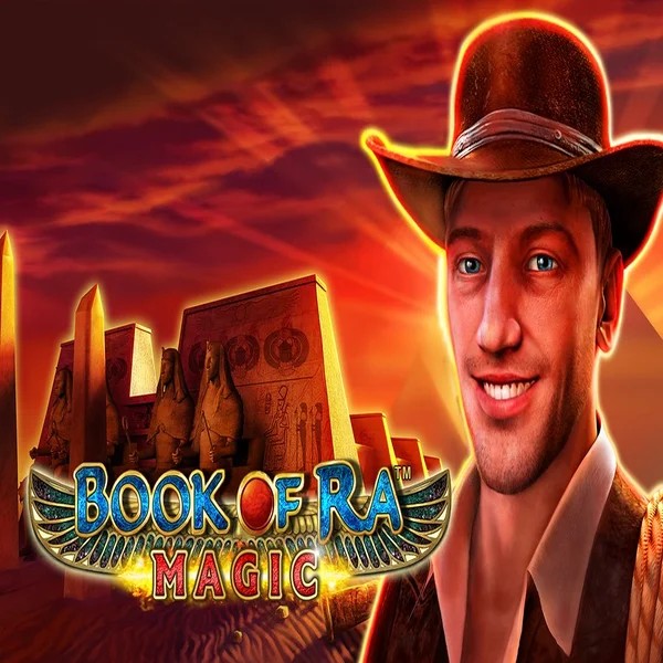 Book of Ra Magic game by Greentube – logo hosted on BetOnRed Casino