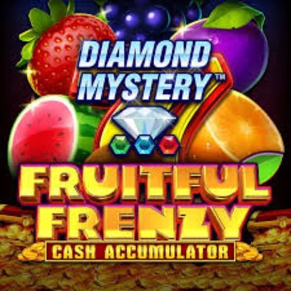 Diamond Mystery Fruitful Frenzy Cash Accumulator slot visual from Greentube available on bet-onred-casino.net