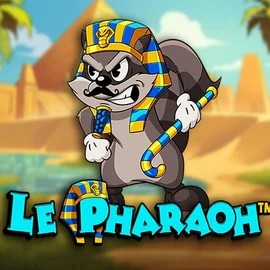 Le Pharaoh online game logo by Hacksaw Gaming on bet-onred-casino.net