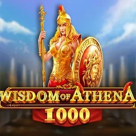 Wisdom of Athena 1000 slot logo by Pragmatic Play at BetOnRed Casino